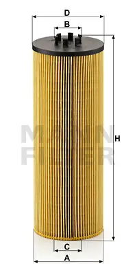 MANN FILTER HU12140X Yag Fıltresı M-Benz Travego O 580 99> / Setra S416 S417 03>  687101