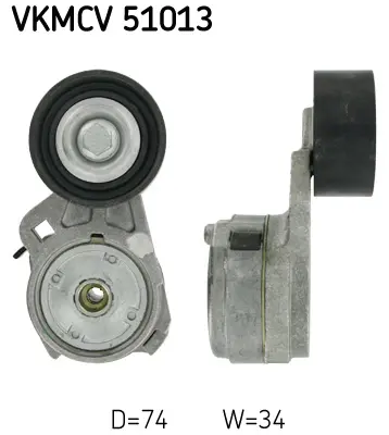 SKF VKMCV 51013 Kayıs Gergı Kasnagı Komple Mercedes Atego Axor Cıtaro 