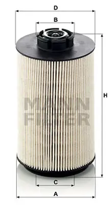 MANN FILTER PU1058X Yakıt Fıltresı Volvo Fl 280 06> / Renault Mıdlum 220 06> / Otokar Doruk 07> Kent 09> 21040558 20998805 20796775 20791147 2931712 7420796772 7420766207 21276079 20998806 20766207