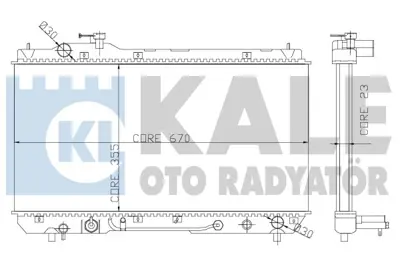 KALE 342185 Su Radyatörü 164007A120 164007A121 164007A122 164007A480 164007A500 164007A501 164007A123 164007A50087 164007A481 164007A490