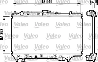 KALE 345960 Su Radyatörü B54715200A B54715200B B54715200C B54715200D B54715200E B55815200A B58115200A 96FB8005GE B3C815200DEF B5471500E