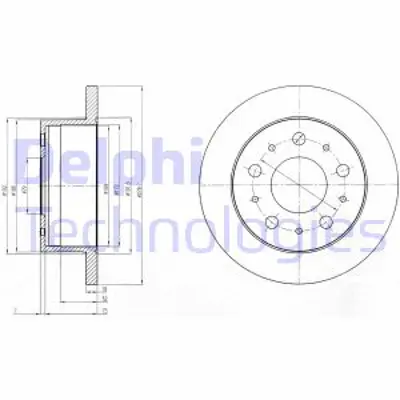 DELPHI BG4099 Fren Dıskı Arka Boxer Jumper Ducato Tum Modeller 18q 16jant 2.0 2.2 2.8 00>13 4249A2 4249K8 424939 424940 1607880580 51749275 51856411 1642766680 1642766780 4246Z1