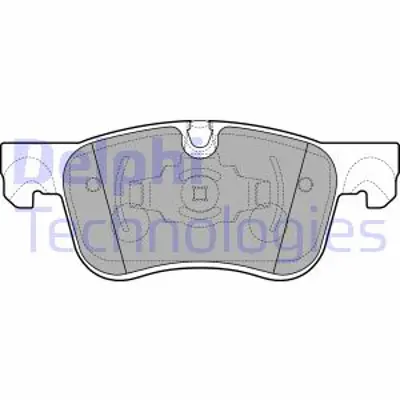 DELPHI LP2689 Fren Balatası On C4 Pıcasso 1.6hdı 13 1647853080 SU001B3589 1609898380 1619791080 93488643 1678168580 SU001A8946 34212284685 34212339291 34212339292