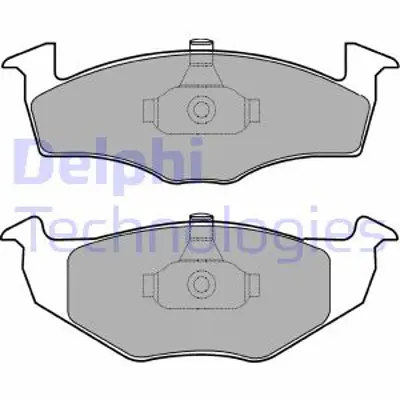 DELPHI LP1601 Fren Balatası On Polo 01 6N0698151C 6N0698151 JZW698151E JZW698151AG 1H0698151B 1H0698151A 6N0615301C 6N0959151 6NO698151 446542012