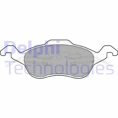 DELPHI LP1315 Fren Balatası On Focus 04 1136519 1075558 1682498 1107697 ME98AJ2K021AJ 1064230 98AX2K021AE 98AX2K021AD 1763301 98AX2K021AG