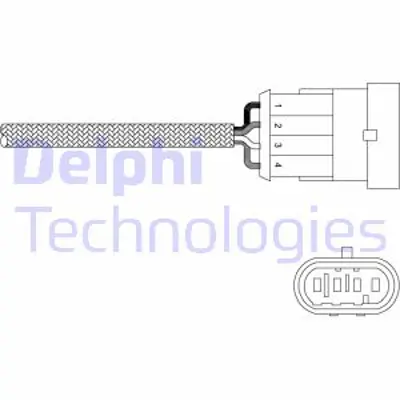 DELPHI ES20302-12B1 Lambda Sensoru 02> Palıo Albea Doblo 1.2 1.4 8v 16v 46750245 46751052 46751082 46529385 46545432 46760867 55184545 55201610 46460055 464600550