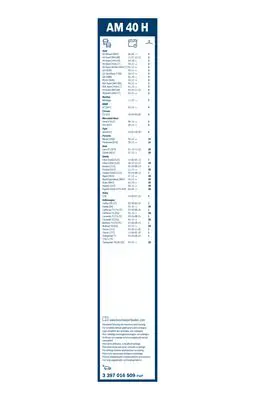 BOSCH 3397016509 Am40h Silecek Seti Arka Multı Adaptor 400mm A4 A6 C5 Caddy3-4 Fabıa Leon Octavıa 