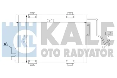 KALE 342810 Klima Radyatoru (Kondenser) Clıo2 7700414103 6025103875 77004141103 8671017596 8660002513 8093017 8FC351037541 8FC351307711 723M65 94279