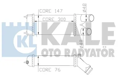 KALE 344400 Turbo Radyatoru (Intercooler) Partner Tepee Berlıngo 0384L9