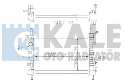 KALE 356400 Wradyator Mondeo3 1216262 1671774 2S718005CB 2S718005CC ME2S718005AD 7769976 3S718005AB 1142808 1114764 1124902