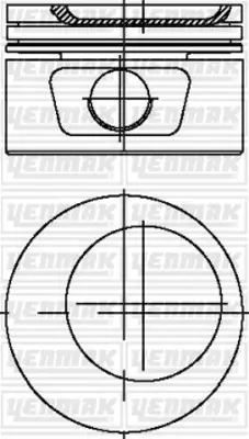 YENMAK 31-04209-000 Pıston Segman (8480mm) Omega. Kadett Gsı. Ascona 1.8 E 92061765