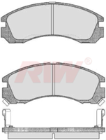 RIW DB702.A Disk Balata Peugeot 4007 Ön GM GDB3200