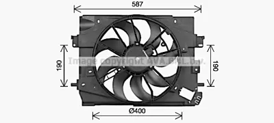 KALE 350740 Fan Davlumbazı Clıo Iv 1.5 Dcı / Dacıa Dokker / Lodgy 