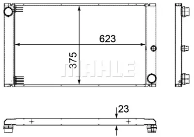 BEHR MAHLE CR 1093 000P Motor Su Radyatoru Premıum Lıne Bmw E60 E65 M47n/57n  17117795878 7795138 17117795138 60773 17112248478 17112248748 17117792832 2248478 7795878 7792832