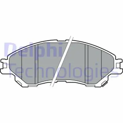 DELPHI LP2664 Fren Balatası On Suzukı Sx4 S-Cross 13-> Vıtara 15-> Sx4 S-Cross 2019-> 5581061M00 5581061M50000 55200D66Y00C000 5581061M50 5581061M01000 5581061M01 4605B949 55200D66Y0 5581061M00000 5581061M02