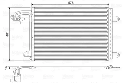 VALEO 817777 Klıma Radyatoru Caddy Iıı Golf V Vı Jetta Iıı Eos Scırocco Toruran Super B Octavıa Yetı Toledo Leon  1K0820411N 1K0820411S 1K0820411AC 1K0820411AH 1K0820411AJ 1K0820411AK 1K0820411B 1K0820411D 1K0820411E 1K0820411F