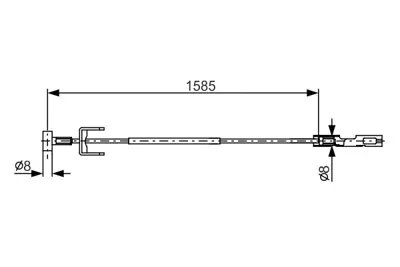 BOSCH 1987482145 Fren Bakim Ve Tamır Ürünlerı 3651800QAC 4408730 4419921 91165522 93864247 8201018830 8200008473 365301796R 3651800QAB 93864842