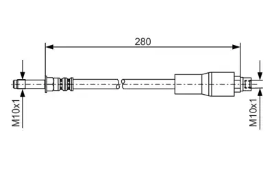 BOSCH 1987476173 Fren Hortumu Arka 34301165190 34326751398 1165190 34321120013 500332296