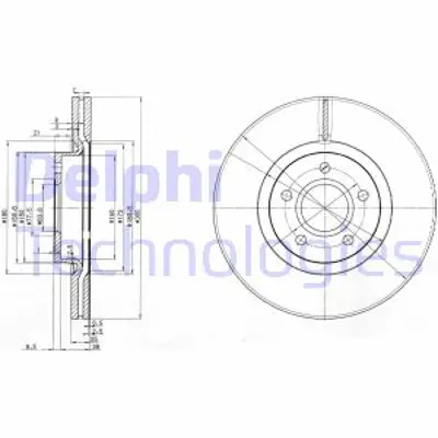 DELPHI BG3895C On Fren Dısk Aynası Focus Iı 04 /> Focus Iı C Max 03>07 C Max 07 /> 1,6eco / 1,6tdcı / 2,0tdcı / 2,0 1253964 1223666 1223664 274510 DV611125AA 31362412 7M511125BB 7M511125BA 3M512C375BD 3M512C375BC