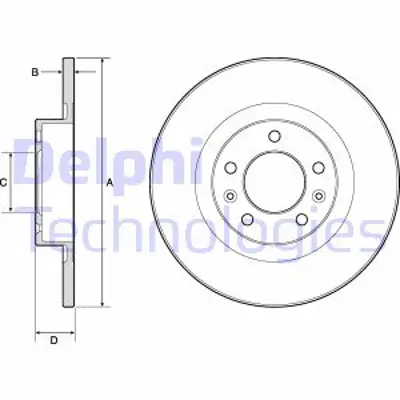 DELPHI BG4748C Arka Fren Aynası Havalı 508 508 Sw 1,6 Vtı / 1,6 Thp / 1,6 Hdı / 2,0 Hdı11 / 10 4249G2 4249E0 1642773580 4249 9686563980