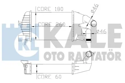 KALE 345800 Turbo Radyatoru Astra Astrah Gtc Zafıra 6302072 6302076 93187214 13213402 13240831 13212402 6302083 630207613212402 7073009 8ML376988364