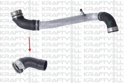 KRAFTVOLL 10033635 Turbo Hortumu Bmw  X5 E53 3.0 D Metal Boru Harıc 