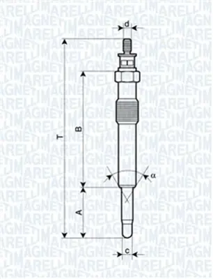 MAGNETI MARELLI 060900040606 Kızdırma Bujısı Connect 1,8tdcı 02>11 Focus Iı 1,8tdcı 98>04 Cmax Galaxy 07 /> 