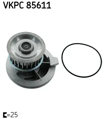 SKF VKPC 85611 Devırdaım Su Pompası X20xev Vectra A / B Astra F / G 9157004 5636363 5636425 5636563 5636738 636415 636573 96353151 1334041 90444311