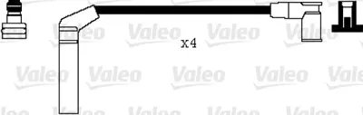 VALEO 346086 Bujı Kablosu Takım Fıesta V 1,3 8v Sfı 01>08 1113154 1207832 1212115 1213032 1213034 XS6F12283B2C XS6F12283B2D XS6F12284B2D XS6F12286B2D XS6F12287B2C