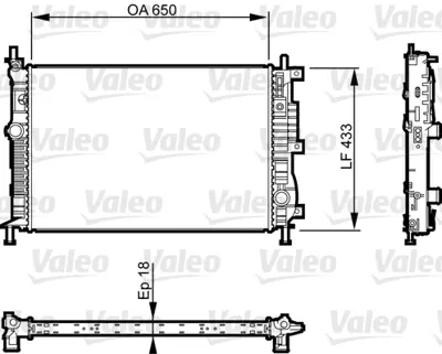 VEKA 16-3345B Radyator Brazıng 1.2 Puretech / 1.5-1.6 Bluehdi Peugeot 3008 Iı 2016-/ 308 Iı 2014-/ 5008 Iı 201 1609961580 9678711180 9800482380 9800477280 3556160 3638336 1033102 636042 9809141780 9675747980