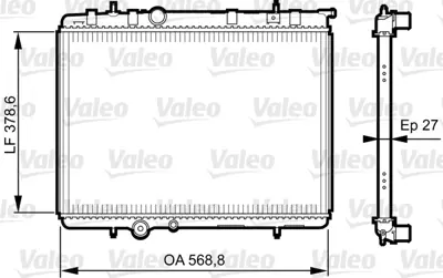 VEKA 43-3302 Klima Radyatoru Peugeot 307 (3a/C) 1.4 2000-2007 1330N9 1330R4 1330S7 1330T5 1330T6 1330V5 1330X7 1330Y2 1330Y3 1330Y6