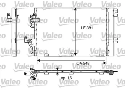 WISCO 1850097 Klıma Radyatoru Mt-At Astra-H Zafıra-B 1.6 Lpg 2.2 93178959 1850097 13129192 1850096 93178958 185009793178959 817839 185009693178958 210RD517M 13129193