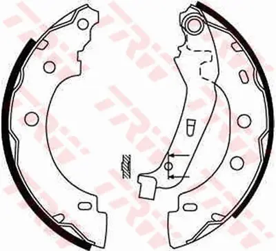 TRW GS8650 Arka Fren Balatası Pabuc Kangoo Kubıstar 1,2 / 1,4 / 1,5 / 1,9 4406000QAG 7701205523 7701207555 8671020704 7701207640 GBH177 GBH179 4410000QAC 7701043912 7701205526