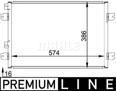 BEHR MAHLE AC 691 000P Klıma Radyatörü 1026928 1042334 1056494 1061104 1091367 1093435 1113537 1130200 1130201 1133803