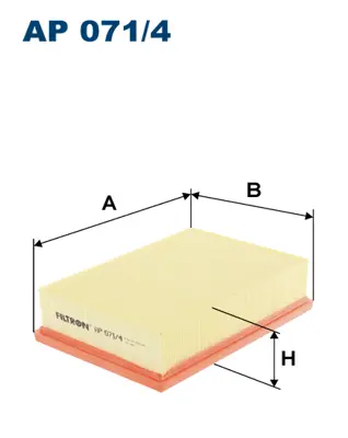 FILTRON AP 071/4 Hava Filtresi 834762 95021102 95528550