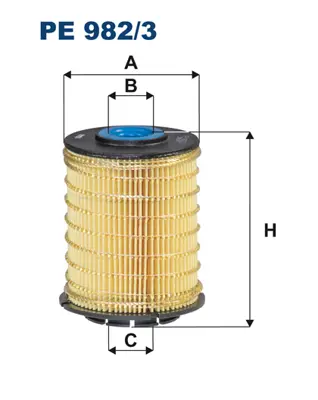 FILTRON PE 982/3 Yakıt Filtresi 818013 96896403