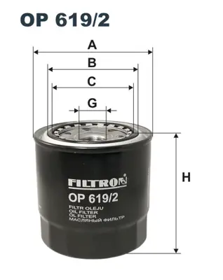 FILTRON OP 619/2 Yağ Filitresi 90915-30003