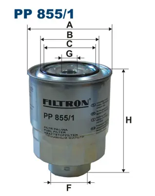 FILTRON PP 855/1 Yakıt Filitresi 23390-26140