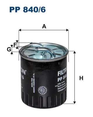 FILTRON PP 840/6 Yakıt Filitresi A6460920001 A6460920301 A6460920501 6460920001 6460920301 6460920501 MR597635 4544700090 A4544700090 K05174056AA