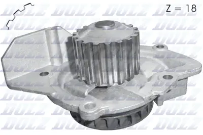 DOLZ C147 Devirdaim (Su Pompası ) Rcz 308 508 3008 807 407 5008 Scudo Expert Jumpy Iıı C8 Ds5 C4 Pıcasso C5 Iı 51660 516A4 816G3 816K5 816K8 829F7 829G1 829G6 83050 83051