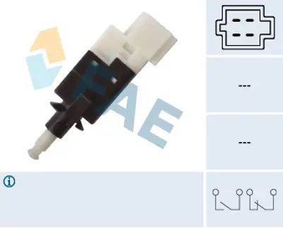 FAE 24593 Fren Pedal Müsürü A0015454409 15459609 15456709 15454409 A0015459609 A0015456709 2E0945515A 2E0945515B