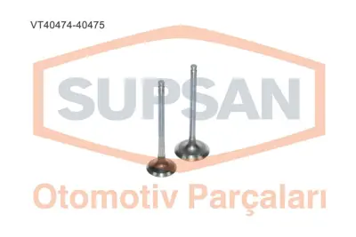 SUPSAN VT-40474-40475 Subap In Ex Takım 1.6 16v Vvtı Corolla Verso 1371522040 137150D020 137150D010 137110D020 1371122040 1371122050 13711OD020 13715B1020 1371597401