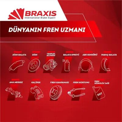 BRAXIS AG3050 Fren Kalıperı Arka Sol Audı A3 1.2 Tfsı 03>13 Seat Leon 1.6 05>12 Skoda Yetı Superb Iı Octavıa Iı 04 