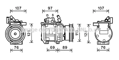 WAGNER 97701-2F000 Klima Kompresoru Kıa Cerato 1.6 2004- 