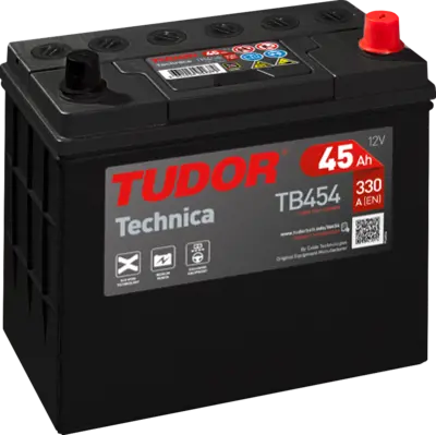 TUDOR TB454 Aku 12v 45 Ah 330a B24 (237×127×227) Dar Duz Japon 