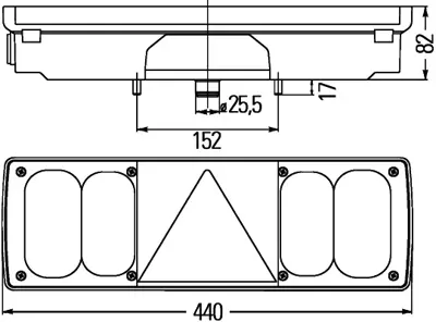 HELLA 2VP 340 450-021 Stop Lambası 2197610