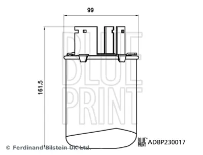 BLUE PRINT ADBP230017 Yakıt Fıltresı 164004EA1A 164004EA1B 164006184R 164A04EA1B 164004BD0B 164004EA1D 164004395R 164004BD0A 8660003801 16400BB51A