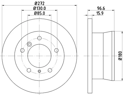 APETECH AD1618 Disk Fren Aynası Arka (Takım) Ad1618 Lt28 Lt46 2.3 2.5 Sedan Tdı 2.8 Tdı 2D0615601A 2D0615601D 9024230312 902423041204 9024230512 9024230112 9024230612 5104562 5103603 9024230412