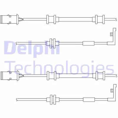 DELPHI LZ0152 On Fren Balata Ikaz Sensoru Astra G Zafıra A 2E0906206C 6395401417 6395401517 9065401317 9065401417 9065401517 9068019556 9605401517 A9065401317 A9065401417