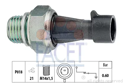 FACET 7.0129 Yag Basınc Musuru (0,60) Sensoru Daıly Iv V 11> Ducato Boxer Jumper 14> Fuso Canter Tfa 12> Euro5 1252557 1252562 1252570 1252572 1252578 4803551 4817876 90336039 90507539 90569684